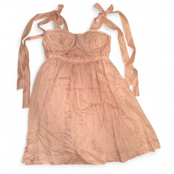 NWT Melissa Mercedes x ELOQUII Fit And Flare
Dramatic Bow Dress Pink size 22 - Picture 4 of 8